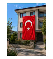 Türk Bayrağı 300×450 cm – 140gr Alpaka Kumaş - Bina Tipi