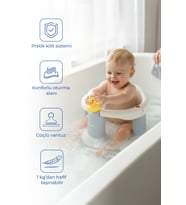 Önden Açılır Banyo & Mama Oturağı Kum Beji