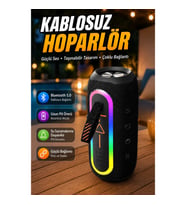 Taşınabilir Kablosuz Bluetooth Hoparlör Çoklu Bağlantı Özellikli