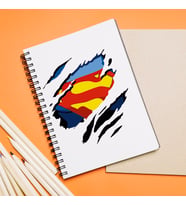 Süperman Tasarımlı Defter