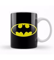 Batman Logo Kupa Bardak Porselen