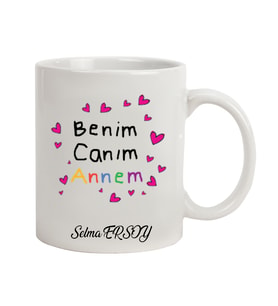 İsme Özel Kupa Bardak - Benim Canım Annem