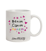 İsme Özel Kupa Bardak - Benim Canım Annem