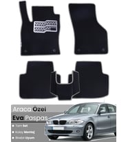 BMW 1 SERİSİ E87 (2004-2011) Uyumlu EVA Paspas Tam Set–Araca Özel,Su Geçirmez,Kolay Montaj