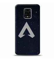 Xiaomi Redmi Note 9S Apex Legend Yıldızlı Zemin Logo Tasarımlı Telefon Kılıfı