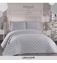 Çapa Home Şönil Yatak Örtüsü / Çeyizlik / Günlük Kullanıma Uygun/ 3 Parça Yatak Örtüsü hayal