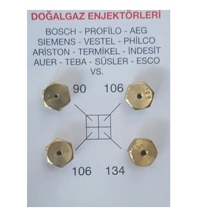 100 takım 7lik Doğalgaz Ocak Memesi