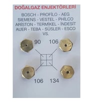 100 takım 7lik Doğalgaz Ocak Memesi