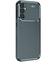 Galaxy A16 5G Kılıf Auto Focus Karbon Kapak - Koyu Yeşil