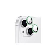 Apple iPhone 15 Uyumlu Zore CL-12 Premium Safir Parmak İzi Bırakmayan Anti-Reflective Kamera Lens Koruyucu (Açık Yeşil)