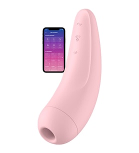 Klitoris Stimülatörü ve App Kontrol Titreşimli Satisfyer Curvy 2+ Pink Vibratör