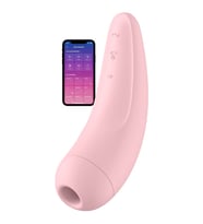 Klitoris Stimülatörü ve App Kontrol Titreşimli Satisfyer Curvy 2+ Pink Vibratör