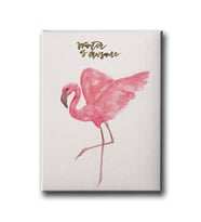 Flamingo Watercolor Canvas Tablo MİND355