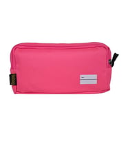 Tebag İki Gözlü Pembe Kalem Çantası