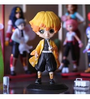 Demon Slayer Kimetsu no Yaiba Zenitsu Agatsuma Anime Karakter Figür Oyuncak Koleksiyonluk Biblo 15cm
