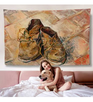 Vincent van Gogh - Ayakkabılar Duvar Örtüsü - Shoes-7165