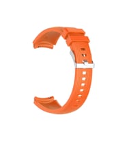 Samsung Gear S2 (20mm) Uyumlu Kordon Silikon Çizgili Spor Yumuşak KRD-18 Kayış