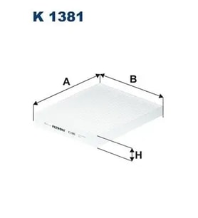FILTRON K1381 Polen Filtresi 87139F4010 97133C5000