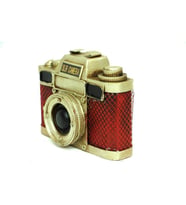 Dekoratif Metal Fotoğraf Makinesi Obje Biblo Vintage Hediyelik (Karışık)