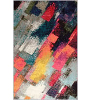 Eliana Home Baskılı, Yıkanabilir Kaymaz Taban Salon Halısı LNA1167 100x150 cm (Gri)