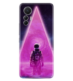 Xiaomi 12 Lite Kılıf Resimli Desenli Silikon Platinium Series Astro Purple2 1907