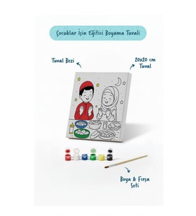 Ramazan Eğitici Boyama Seti İftar Sofrası (Şövalesiz)