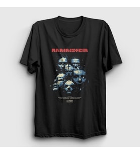 Presmono Unisex Siyah Movie Rammstein T-Shirt 106218tt