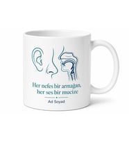 Kulak Burun Boğaz Uzmanına Ses Telleri Sağlıklı Nefes İşitme Kupa Hediye