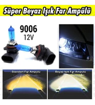 HB4 9006 Beyaz Işık Far Ampulü 12V