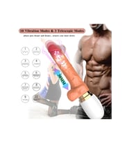 Uzaktan Kumandalı Hareketli Dildo Vibratör 10 Titreşim modu İleri Geri Hareketli Penis Vakumlu