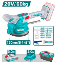 TOTAL LI-ION AKÜLÜ TİTREŞİMLİ SERAMİK DÖŞEME TTVLI20018E