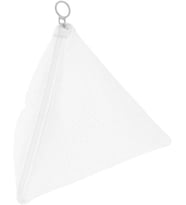 Çamaşır yıkama torbası, beyaz-gri, 22x22x19 cm