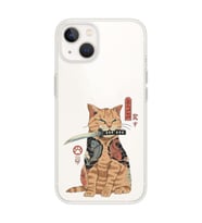 Iphone 14 Uyumlu Catana Kedi Tasarımlı Şeffaf Telefon Kılıfı