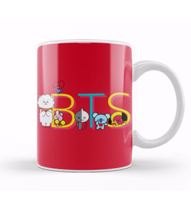 Bts Army Bt21 GIFT Kupa Bardak Porselen