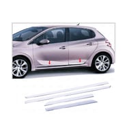 Peugeot 208 Krom Yan Kapı Çıtası 4 prç. 2012-2019 P.ÇELİK