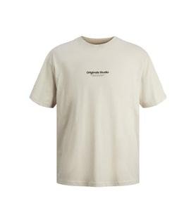 Jack & Jones 12240121 Jorvesterbro Tee Ss Crew Neck Noos Ay Işığı (Krem)