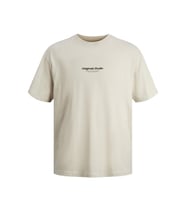 Jack & Jones 12240121 Jorvesterbro Tee Ss Crew Neck Noos Ay Işığı (Krem)