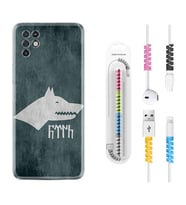 INFINIX Note 11 Pro Note 10 Hot 9 Play Kılıf Kablo Koruma Spiral Silikon Göktürk 2 1411