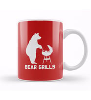 Bear Grills Pun Kupa Bardak Porselen