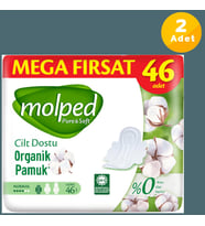 Molped Pure Soft Hijyenik Ped Normal Mega Fırsat 46'lı 2 Paket