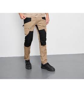 Orange Safety Bej Paris Harman Karışımı Pantolon (Bej - Siyah)