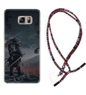 Samsung S7 Edge S20 Fe Plus Ultra S21 S22 Kılıf Boyun Asklı Rasta Silikon Warrior 1653