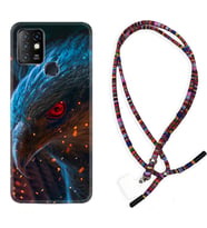 INFINIX Hot 8 9 10 11S Hot 10 Play 10T Kılıf Boyun Asklı Rasta Silikon Şahin 1756