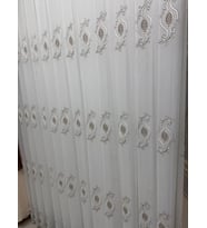 NİVEMESHOME ROYAL 4380 VİZON 1/2,5 PİLELİ BAMBU TÜL PERDE