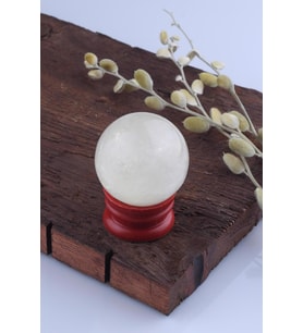 Limon Kuvars Taşı Doğal Taş Küre - 600055