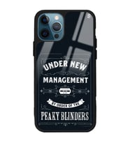 iPhone 11 Pro Max Peaky Blinders Management Tasarımlı Glossy Telefon Kılıfı