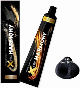 X Harmony 1.10 Siyah Saç Boyası 60 G Tüp