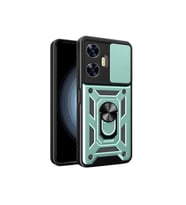 Durukar® Realme C55 Kılıf Pars Lens Yüzüklü Silikon - Yeşil