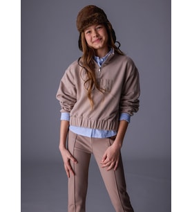 Mayoral Kız Çocuk Sweatshirt Bej