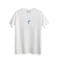  Animal Yunus Balığı Dijital Baskılı Beyaz Tshirt